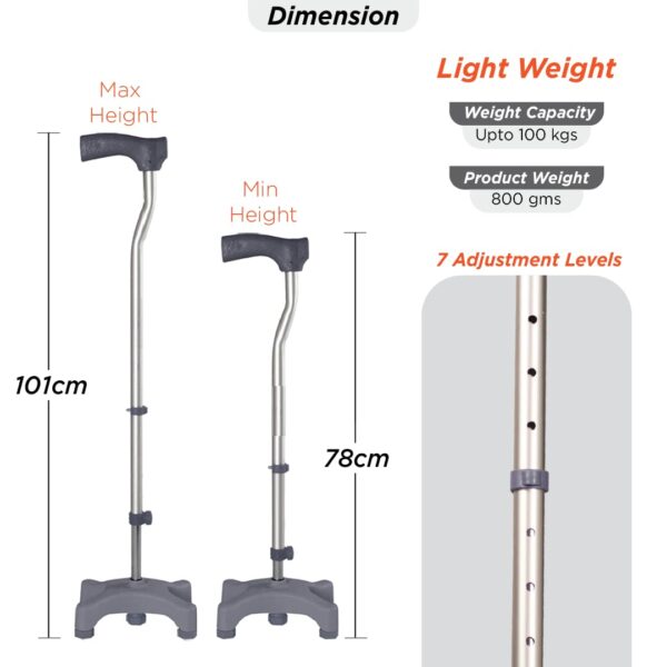 Qudripod Stick