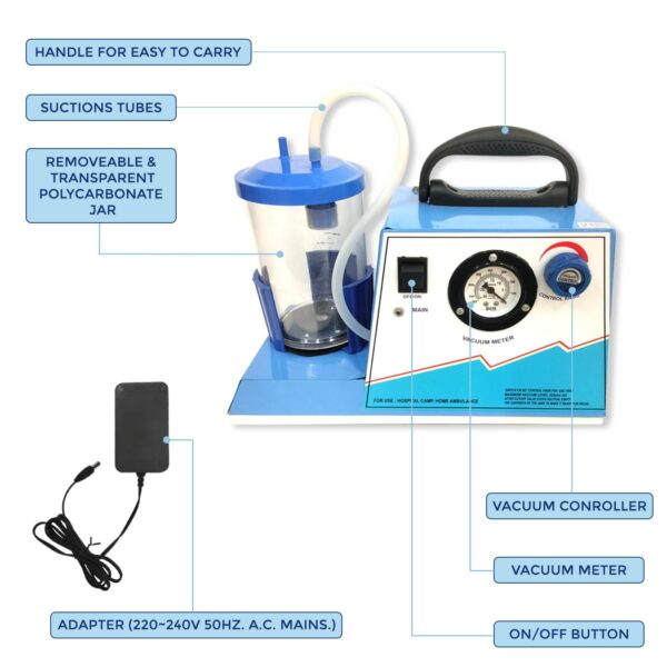 Suction Machine Single jar